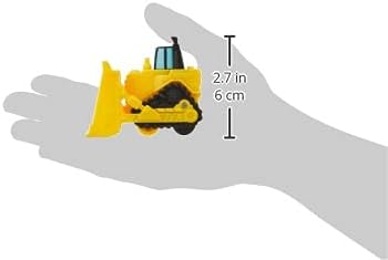Play-Doh Wheels Mini Bulldozer Toy with 1 Can of Non-Toxic Stone Colored Buildin' Compound