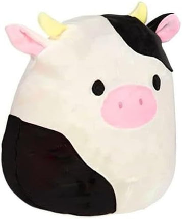 Squishmallows Official Kellytoy Plush Farm Squad Squishy Soft Toy Animals (8 Inch, Connor Cow)