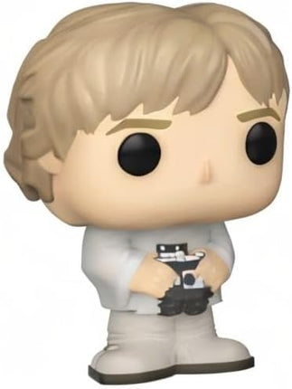 Funko Bitty POP! Star Wars - Luke, 4-Pack - Luke Skywalker, OBI-Wan Kenobi, Jawa and A Surprise Mystery Mini Figure - 0.9 Inch (2.2 Cm) Collectable - Stackable Display Shelf Included - Gift Idea