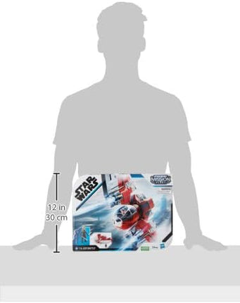 STAR WARS Mission Fleet T-6 Jedi Shuttle, 2.5-Inch Scale Ahsoka Action Figure Set, Ships, Toys for 4 Year Old Boys & Girls