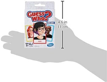 Hasbro Gaming Guess Who? Card Game for Kids, 2 Player Guessing Game, Fun Summer Activities, Vacation Travel Essentials, Ages 5+