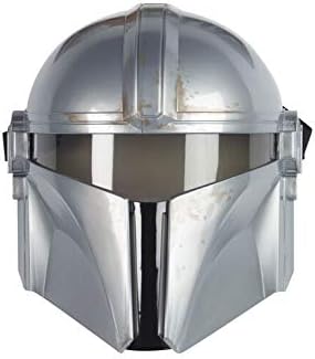 STAR WARS Hasbro Galaxy's Outer Edge Trading Post The Mandalorian Battle-Worn Mask Gray