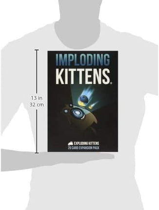 Imploding Kittens Expansion Set - A Russian Roulette Card Game, Easy Family-Friendly Party Games for Adults, Teens & Kids - 20 Card Add-on