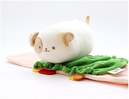 Anirollz Puppiroll Plush in Burrito Outfitz – Kawaii Stuffed Animal with Removable Costume – Cute Squishy Plush Toy Gift for Boys & Kids