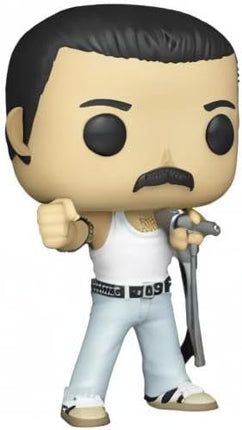 Funko POP Pop! Rocks: Queen - Freddie Mercury Radio Gaga 1985, Multicolor, 3.75 inches