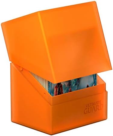 Ultimate Guard Boulder 80+ Classic, Deck Case for 80 Double-Sleeved TCG Cards, Topaz, Secure & Durable Storage for Trading Card Games, Soft-Touch Finish