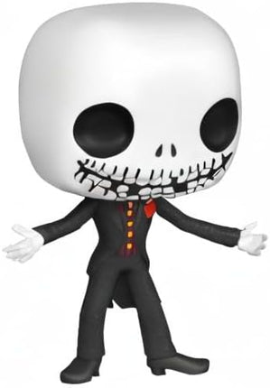 Blue Salamander Emporium Protective Case Bundled with Vinyl Figure – The Nightmare Before Christmas 30th Anniversary – Formal Jack Skellington Funko Pop #1381