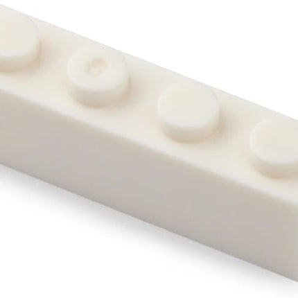 Feleph 360 Pieces 1x4 Bricks White Basic Parts Building Creative Play Blocks Set Toy Compatible with 3010 3066 Major Brick Brands