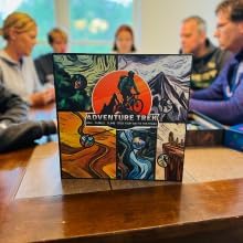 Board Game - New Strategy Board Game for 2-5 Players. Bike, Paddle, Trek, Climb Your Way to The Finish. Fun for The Whole Family.
