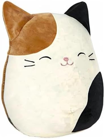 Squishmallows Official Kellytoy 8 Inch Squishy Soft Plush Toy Animals (Cam The Cat)