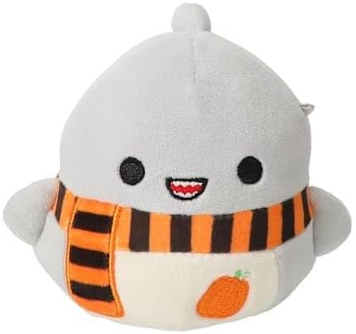 Squishmallows Official Kellytoy 4.5 Inch Gordon Halloween Shark Soft Plush Squishy Toy Animals