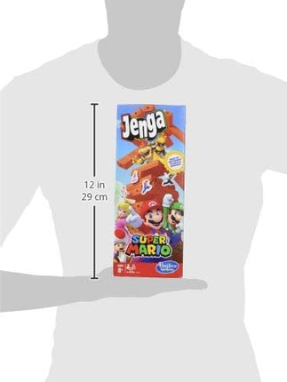 Hasbro Jenga: Super Mario Edition Game | Block Stacking Tower Game | Back to School Gifts for Kids | Classroom Board Games | Ages 8+ (Amazon Exclusive)