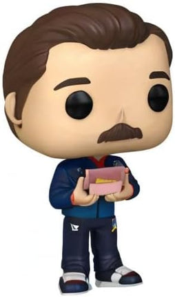 Funko POP! TV: Ted Lasso - Ted Lasso with Biscuits - Collectable Vinyl Figure - Gift Idea - Official Merchandise - for Kids & Adults - TV Fans - Model Figure for Collectors and Display