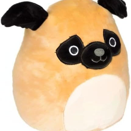 Squishmallows Official Kellytoy Plush 8" Pug Dog - Ultrasoft Stuffed Animal Plush Toy, Multicolor