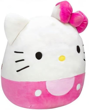 Squishmallows Hello Kitty Pink Bow & Shorts 14-Inch Plush - Sanrio Ultrasoft Stuffed Animal Large Plush Toy, Official Kellytoy Plush