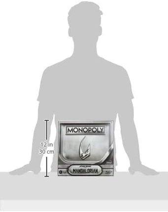 Monopoly: Star Wars The Mandalorian Edition Board Game, Inspired by The Mandalorian Season 2, Protect Grogu from Imperial Enemies, 2-4 players