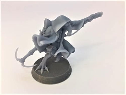 Kenku - Ravenfolk - HERO Creations - RPG - Dungeons and Dragons - DND - Pathfinder - Diorama - Figurine Miniature (Gray/Unpainted) (Artificer)Medium for 28mm scale