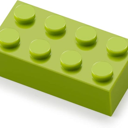 Feleph 2x4 Bricks Lime 320 Pieces Yellowish Green Parts Classic Building kit Creative Play Set Blocks Toy Accessories Basic Compatible with 3001 Major Brands (Yellowish Green)