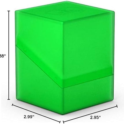 Ultimate Guard Boulder 100+ Classic, Deck Case for 100 Double-Sleeved TCG Cards, Emerald, Secure & Durable Storage for Trading Card Games, Soft-Touch Finish