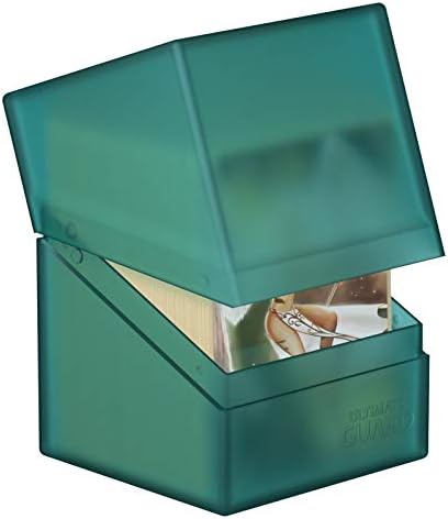 Ultimate Guard Boulder 100+ Classic, Deck Case for 100 Double-Sleeved TCG Cards, Malachite, Secure & Durable Storage for Trading Card Games, Soft-Touch Finish