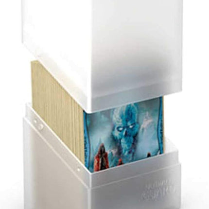 Ultimate Guard Boulder 80+ Classic, Deck Case for 80 Double-Sleeved TCG Cards, Frosted, Secure & Durable Storage for Trading Card Games, Soft-Touch Finish