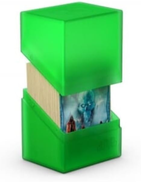 Ultimate Guard Boulder 80+ Classic, Deck Case for 80 Double-Sleeved TCG Cards, Emerald, Secure & Durable Storage for Trading Card Games, Soft-Touch Finish