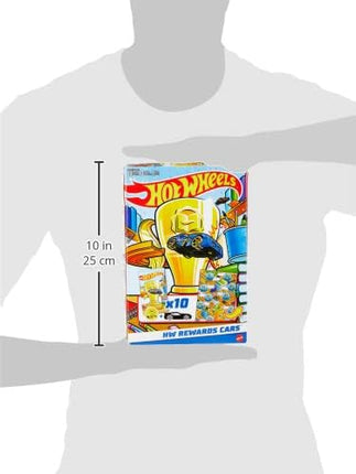 Hot Wheels Toy Car, HW Rewards Individually Wrapped 1:64 Scale Vehicle with Gold Sticker (Styles May Vary)