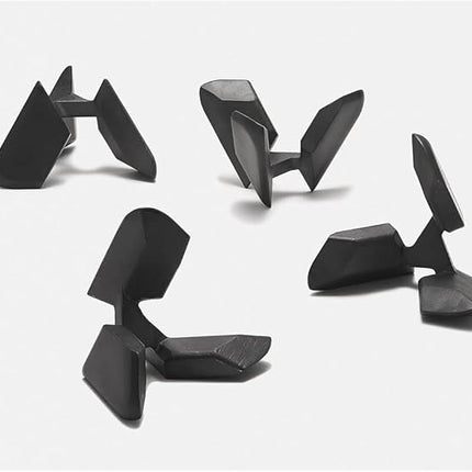 Craighill Tetra Puzzle - Brain Teaser Puzzle for Adults & Kids, 3D Brain Game, Mind-Bending & Satisfying, Aesthetic Home & Office Decor - Vapor Black