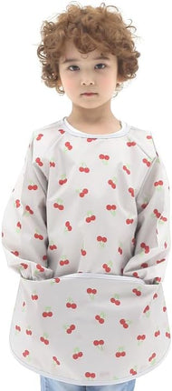 Kids Waterproof Art Smock – Long Sleeve Apron for Painting, Baking, Sensory Play (Ages 1–10)