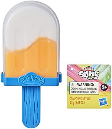 Play-Doh Slime Super Stretch Pop Ice Cream Toy for Kids 3 Years and Up, Treat for The Summer, Colors Vary