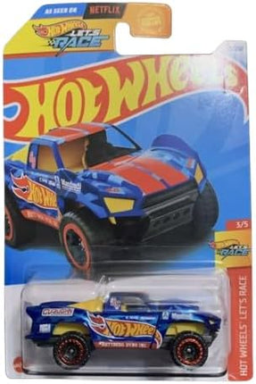 Hot Wheels Baja Truck Blue Let's Race 3/5