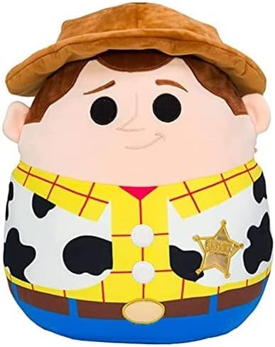 Squishmallow Official Kellytoy Plush 8 Inch Squishy Soft Plush Toy (Disney Toy Story Woody)