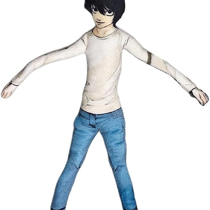 Light Yagami Plush Pillow Light Yagami Figure Soft Stuffed Funny Abstract Plush Throw Pillow Twistable L Smile Plush Cushion Sofa Decoration