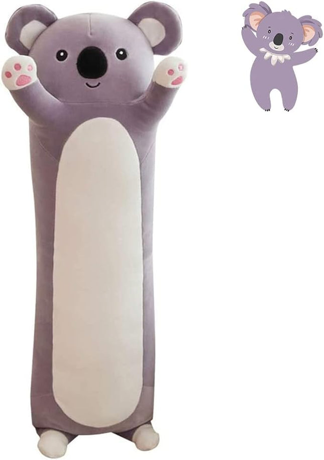 Long Plush Koala Toy Stuffed Animal Pillow Body Pillow Gift for Kids and Girls (130cm/51.1in)