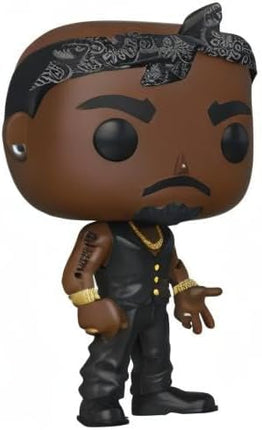 Funko Pop Rocks: Tupac - Vest with Bandana - Collectable Vinyl Figure - Gift Idea - Official Merchandise - Toys for Kids & Adults - Music Fans - Model Figure for Collectors and Display