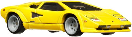 Lamborghini Countach LP 5000 QV Yellow Spettacolare Series Diecast Model Car by Hot Wheels
