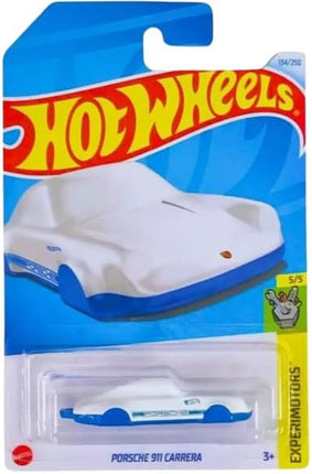 Hot Wheels Porsche 911 Carrera (White) Experimotors 5/5