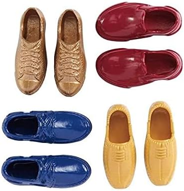 Mattel Barbie Ken GWF12 Shoe Assortment Set of 4