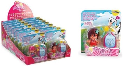 FAMOSA – Pinypon Figurine + BEBE Surprise 16 X 14, Pink (700014088)