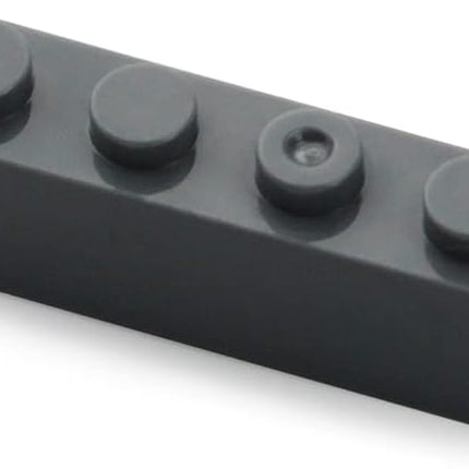 Feleph 360 Pieces 1x4 Bricks Dark Stone Gray Parts Building Creative Play Blocks Set Toy Accessories Compatible with 3010 3066 Major Brick Brands