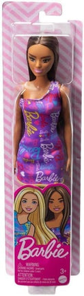 Barbie Fashion Dolls, Logo Print Dress, Bundle of 2