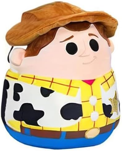 Squishmallow Official Kellytoy Plush 8 Inch Squishy Soft Plush Toy (Disney Toy Story Woody)