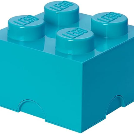 Room Copenhagen 40030643 LEGO Storage Brick, 4 Knobs, Medium Azur