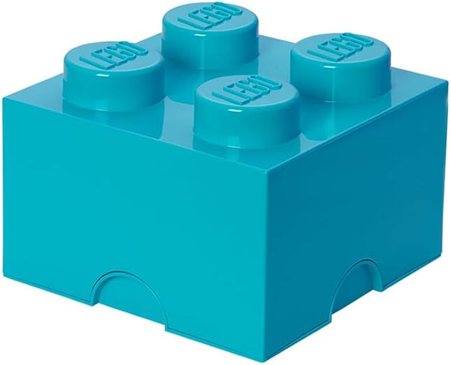 Room Copenhagen 40030643 LEGO Storage Brick, 4 Knobs, Medium Azur