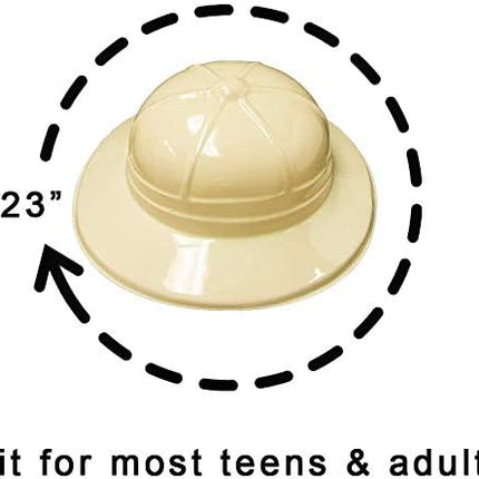 Super Z Outlet Safari Party Hats Plastic Jungle Theme Animals Explorer Pith Halloween Costume Toy for Kids