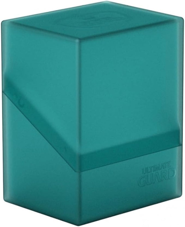 Ultimate Guard Boulder 80+ Classic, Deck Case for 80 Double-Sleeved TCG Cards, Malachite, Secure & Durable Storage for Trading Card Games, Soft-Touch Finish