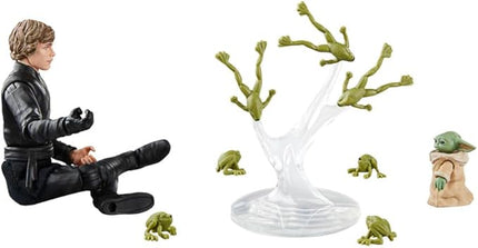 Star Wars: The Book of Boba Fett Vintage Collection Luke Skywalker & Grogu Action Figures 10 cm
