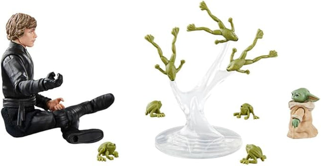Star Wars: The Book of Boba Fett Vintage Collection Luke Skywalker & Grogu Action Figures 10 cm