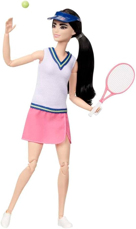 Barbie Doll & Accessories, Career Tennis Player Doll with Racket and Ball