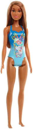 Barbie - Beach Doll - Blue Bathing Suit (HDC51)
